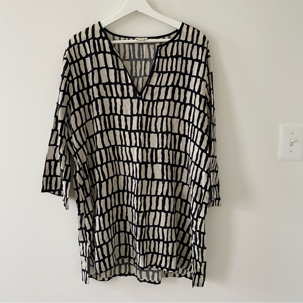 J Crew Factory Women’s V-Neck 3/4 Sleeve Tunic GUC